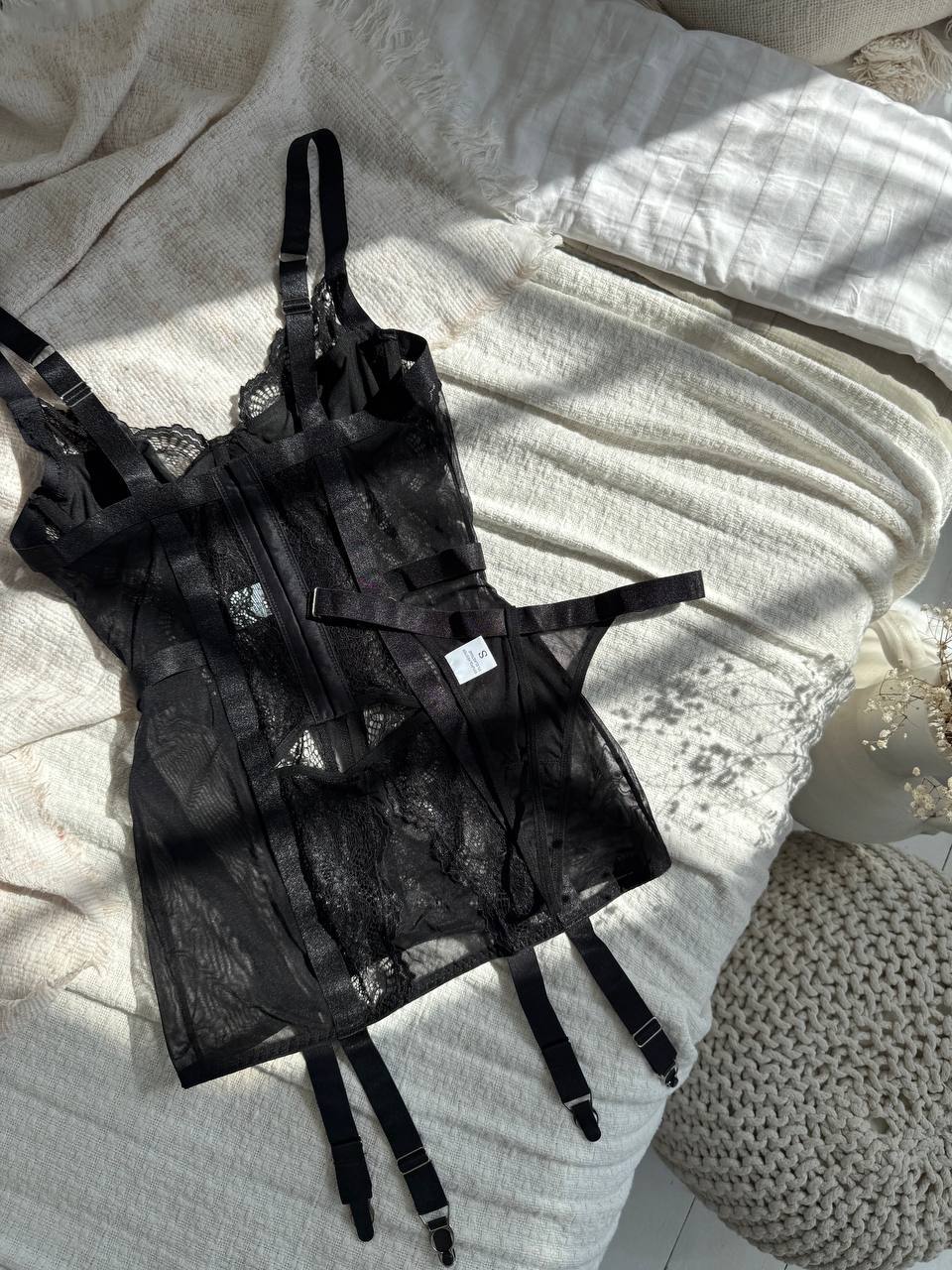 Black Mirage Nightdress