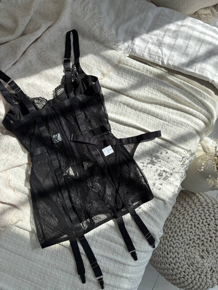 Black Mirage Nightdress